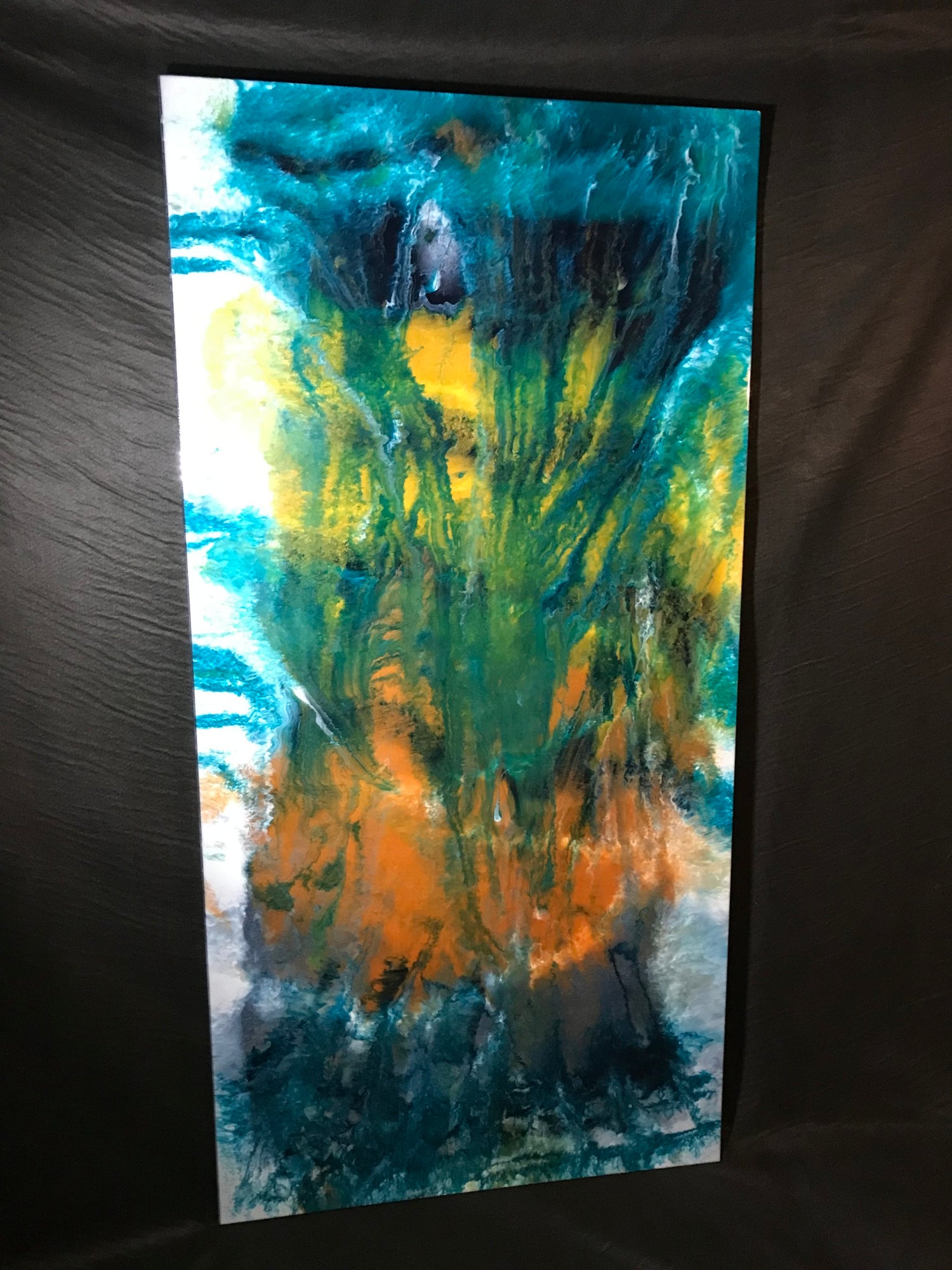 Abstract Resin Wall Art