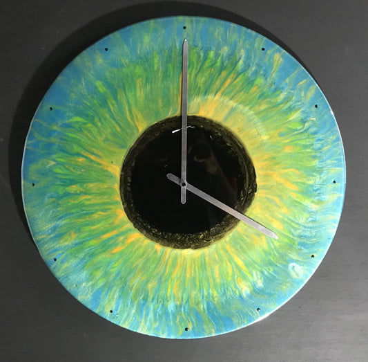 Eyeball clock