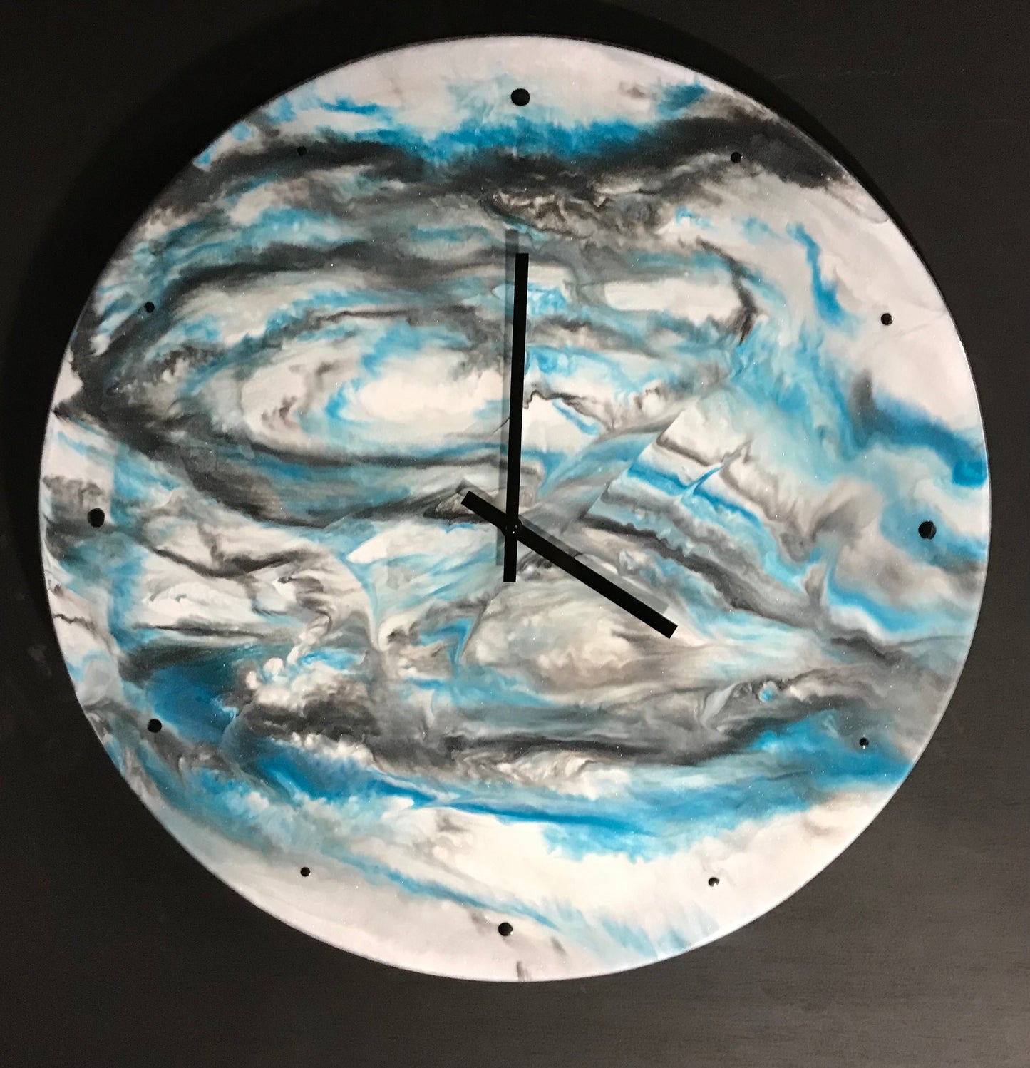 Marble clock